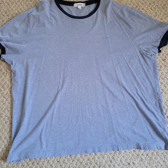 Mens Blue Calvin Klein Tshirt Size XXL - Picture 2 of 7